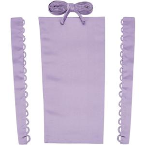 BENECREAT 3PCS Satin Corset Set, Zipper Replacement, Mauve Lace Webbing, Adjustable Back for DIY Handmade Wedding Gown Accessory Material