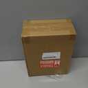 Vintage Burlywood Wooden Tea Organizer Box with White Glass Lid, 6 Compartments Tea Bag Organizer, 9 Inches Storage Organizer, Tea Storage Chest, Kitchen Storage Chest Box (Large)