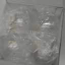 3.15 inch Clear Ornaments, Christmas Balls, Plastic Fillable Ornament Ball, Clear Ornaments for Crafts Fillable - 12 PCS (Gold)