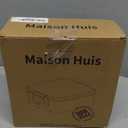 MAISON HUIS Bento Lunch Box with 8oz Soup Thermo, 5-Compartment Leak-Proof Container, Thermo Hot Food Jar and Insulated Lunch Bag, BPA Free,Travel, School (Black)