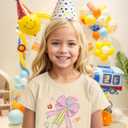 Kindergarten Shirt for Girls Boys First Day of School Tshirt Cute Little Kids Back to School Tee Tops (Yellow)