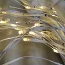 Fudios Lighted White Tree Willow 4FT 450 LED Fairy Lights, Christmas Artificial Tree Lights Plug in for Indoor Outdoor Holiday Decoration