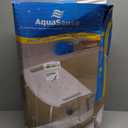 AquaSense Adjustable Non-Slip Bath & Shower Stool for Inside Shower, 20.08 x 12.2 x 14.17 Inch, White, (770-500)