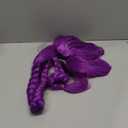 MEEZY Long Purple Braid Wig for Women Adult, Halloween Cosplay Funny Wigs Braided Hair for Halloween Costume Cosplay Carnival Christmas Stage Modeling Bachelor Party Supplies