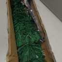 Prsildan 4 FT Artificial Christmas Tree, Pre-Lit Optical Fiber Xmas Trees with Multicolor LED Lights, Snowflakes & Top Star, Lighted Christmas Tree Holiday Home Decor