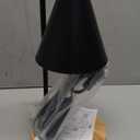 YODEWA Candle Warmer Lamp with Timer and Dimmer Wood Base, Farmhouse Electric Candle Lamps Warmer for Jar Candles Housewarming Gifts New Home Decor Birthday Gifts for Women/Daughter/Mom  Black