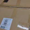 Modern Glass Coffee Table, Mid Century Small Coffee Table, Coffee Table for Living Room,Suitable for Bedroom Living Room Reception Office Tables (Walnut/Transparent, Small)