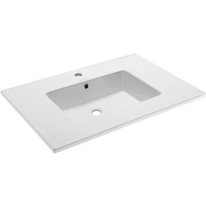 Swiss Madison Well Made Forever SM-VT328 Voltaire Vanity Top Sink, Glossy White (31 Inch)