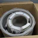 Kante 15.3"+11.6"+8.2" Dia Round Concrete Planter, Large Outdoor Indoor Planter Pots Containers with Drainage Holes and Rubber Plug for Home Garden Patio, Buff Concrete