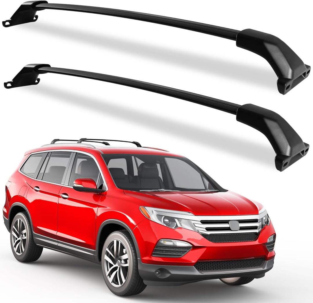 KINGGERI 260lbs Roof Racks Cross Bars Fit for Honda Pilot 2016-2022 with Flushed Side Rails,All Aluminum Heavy Duty Roof Rails Crossbars for Rooftop Cargo Basket Carrier Bag Luggage Rails Kayak
