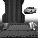 TripleAliners Truck Mat Compatible with 2004-2014 Ford F150 Accessories 5.5FT Accessories, Truck Bed Mat Heavy Duty Custom Fit All Weather Protection TPE Pickup Liner