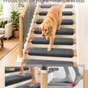 Bullnose Carpet Stair Treads for Wooden Steps Indoor, 15 Pcs 11"x30"