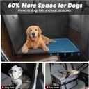 FURTIME XL Dog Car Seat, Upgraded PU Leather Back Seat Extender with Hard Bottom, Waterproof Pet Car Seat Cover for Large Medium Sized Dog, Pet Hammock for Cars, SUVs, Trucks