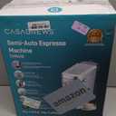 CASABREWS CM5418 Espresso Machine 20 Bar, Compact Espresso Maker with Steam Milk Frother, Stainless Steel Coffee Machine with 34oz Removable Water Tank for Cappuccino, Small Latte Machine, Silver