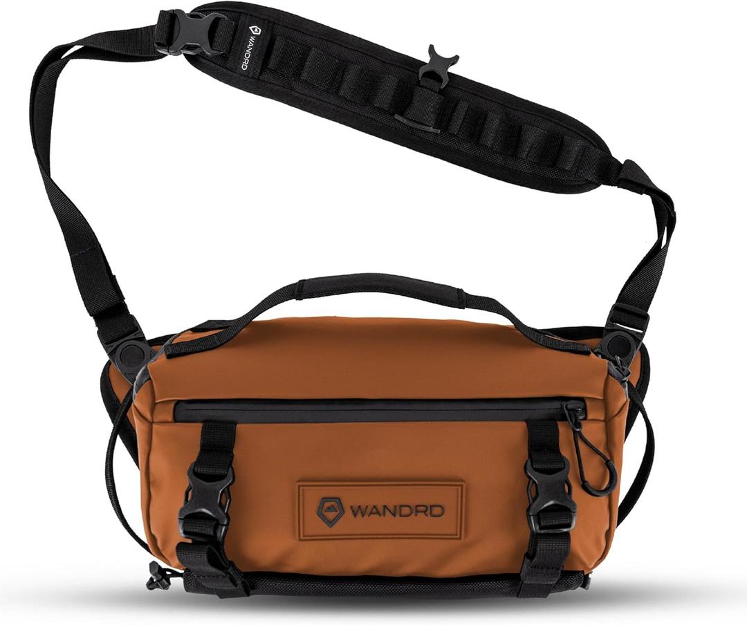 WANDRD ROGUE V1 9L Sling: Compact Camera Sling and Crossbody Bag with Fast Access, 3-Way Carry Lightweight Everyday Bag Great for Travel, Photography, and Daily Use (Sedona Orange)