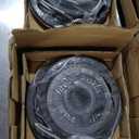 Fitvids 1 Inch Standard Barbell Weight Plates, 2×2.5LB, 2×5 LB, 2×10LB Plates for Home Gym Strength Training, 2 Clips Included