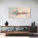 Canvas Wall Art Decor Large Wall Art Pictures for Living Room Abstract Canvas Art Wall Decor Modern Artwork for Walls Oversized Colorful Abstract Wall Art Decorations Bedroom Home Wall Decor 29" X 58"