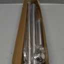 Mcrbeay Shower Curtain Rod, 1" Diameter Heavy Duty Tension Shower Rod, Non Slip Adjustable 28-74 inch No Drilling Shower Curtain Rods Spring Tension For Bathroom, Shower Stall, No Rust, Silver