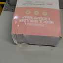 Microwavable Heating Pad for Neck and Shoulders, Weighted Microwave Moist Neck Wrap for Pain Relief Sore Muscle Stress Tension, Heated Wrap with Aromatherapy, Hot & Cold Compress, Purple