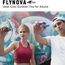 FLYNOVA Mini Drone for Kids Adults,Rechargeable UFO Flying Spinner with Lights,Birthday Party Cool Game,Indoor Outdoor Easy Operated Toys,Thanksgiving for Boys Girls Teens (Red)