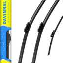 Gavimnal 24"+20"+15" Wiper Blades Replacement For Land Rover Range Rover 2017-2022,All-Season Front Rear Windshield Wiper Blades(Set of 3)