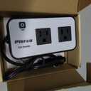 PiSFAU 200W Car Power Inverter - DC 12V to 110V AC Car Plug Adapter Outlet