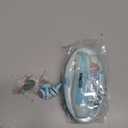 Fansidi Upgraded Baby Nail Trimmer Electric | Easy & Safe Baby Nail File, Precise 4-Stage Gentle Nail Buffer + Nail Clippers for Newborn to Toddler, with 18 Grinding Heads & Soft LED Light, Blue