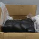 DisplayTown Male Mannequin Torso with Metal Stand Hollow Back Body Stackable Dress Form for Tshirt Display, Countertop, Craft Shows, Photos and Design, S-M Clothing Size (Black, Set of 10)