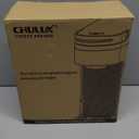 CHULUX Slim Single Serve Coffee Maker for K Cup, Mini Travel One Cup Coffee Machine for Home, Desk, Kitchen and Bedroom, Fits Travel Mug, Black