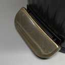 Small Dog Poop Trash Can Outside Soft Close Odor Filter&Step Pedal, 5L/1.3 Gal Stainless Steel Black Bathroom Garbage Can with Lid Inner Bucket,Slim Metal Waste Basket- Bedroom Office Cat Poop