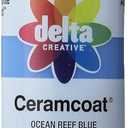 Delta Creative Ceramcoat Acrylic Paint in Assorted Colors (8 oz), , Ocean Reef Blue