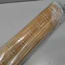 LazBlinds No Tools No Drill Cordless Bamboo Roman Shades, Light Filtering Window Treatment, Roll Up Bamboo Blinds for Window 30'' W x 64'' H, Brown