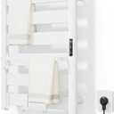 Wall Mounted Heated Towel Rack, 6-Bar Towel Warmer for Bathroom