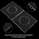 45 Pcs 5 mm Fuse Beads Pegboards Perlers Bead Pegboards Plastic Boards Large Clear Pegboard Kits Template Beading Supplies for Craft Projects, 10 Different Shapes