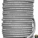 3/8" 4800PSI Pressure Washer Hose 200FT with Swivel Quick Connect for Cold/Hot Water Max 248F, Kink Resistant Steel Wire Braided, Wear Resistant Power Washer Hose with M22 14mm Adapter (Gray)