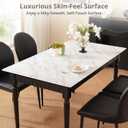 LovePads Marble-Look Table Protector, 36x72 in Dining Table Cover