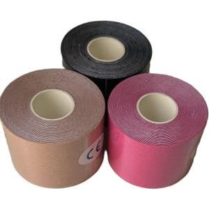 Generic Cotton Kinesiology Tape 3 Rolls, Waterproof Breathable Tape, Sports Kinesiology Tape. Self Adhesive Athletic Tape for Pain Relief, Latex-Free, (Mixed Colors: Black, Beige, and Pink)