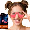 Under-Eye Red Light Therapy Device, & Microcurrent Eye Massager, Puffiness, Eye Bags - Red Light Therapy Glasses for Reducing Wrinkles and Fine Lines(Pink