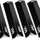 15 Inch Porcelain Grill Heat Shields Replacment for Dyna-Glo DGF510SBP, DGF493BNP, 4 Pack Barbeque Grill Heat Plates for Backyard Grill Replacement Parts BY15-101-001-02, BY13-101-001-13, GBC1460W