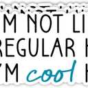 (3pcs) I'm Not Like Regular HR I'm Cool HR Sticker Funny Sarcastic HR Professionals Worker Vinyl Decal Stickers for Tumbler Laptop Water Bottles Tablet Books Phone - Size 3x1.8