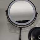 Black Metal Martini Table 9.5 x 9.5 x 20.5 Inches Round Drink Tables Decorative Pedestal Side Desk for Small Spaces Cocktail Drink Holder Stand Small End Shelf for Living Room Bedroom