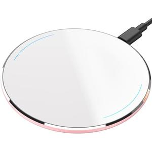 TOZO 2025 W1 New Anti-Slip Wireless Charger 15W Max Fast Wireless Charging Pad Compatible with iPhone 17/16/16 Plus/16 Pro Max /15/14/13/SE Series, Samsung Galaxy S25/S24/S23 Series, Matte Rose Gold, Set of 2 TOZO 2025 W1 New Anti-Slip Wireless Charger 15W Max Fast Wireless Charging Pad Compatible with iPhone 17/16/16 Plus/16 Pro Max /15/14/13/SE Series, Samsung Galaxy S25/S24/S23 Series, Matte Rose Gold, Set of 2
