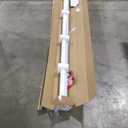 Pyle Manual Pull Down Projector Screen - Universal 100-inch Roll-Down Retractable Manual Screen w/ Auto-Locking, Adjustable Screen Height, Black Masking Border -Home PRJSM1006