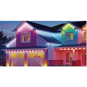 60ft Permanent Outdoor Lights, 40 LED Eave Light with App/Remote, Smart RGBW Light, 50 Scene Modes for Daily and Accent Lighting, IP67 Waterproof for Outdoor Party Decor, Alexa Google Enable