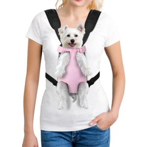 YUDODO Pet Dog Carrier Backpack Adjustable Dog Front Carrier, Legs Out Easy-Fit Dog Travel Backpack Carrier for Hiking Camping for Small Medium Dogs Cats and Rabbits (Small, Pink)