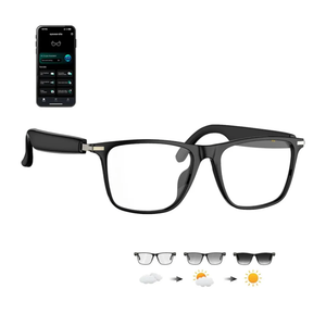 Giinova Ai Smart Glasses Bluetooth 5.4 with Translation for Men Women 160+Languages ColorChange Lens Chat GPT Assistant Free App Translator Glasses Meeting,Driver,Travel