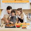 Baking Steel for Oven & Grill, Pizza Steel, 13x13 Pizza Baking Pan for Artisan Pizza, Multi-Purpose Baking Tool for Home Cooks & Pizza Lovers, Fast Heating(.25" Thick)