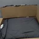 CozyLux King Size Comforter Set Dark Grey - 7 Pieces Bed in a Bag King, Luxury Soft Bed Set for All Seasons, Bedding Set with Down Alternative Comforter, Sheets, Pillowcases & Shams