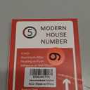 5 Inch Self Adhesive House Numbers, Address Numbers for House, Modern Metal Anti-Rust Weatherproof Home Number for House, Silver Mailbox Numbers for Outdoor Garage Gate Office Apartments Room (6/9)