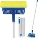 LOLA Squeeze Sponge Mop w/ Poly Foam & a Natural Cellulose Layer, Absorbs and Wicks Moisture, Hard Surface Cleaner, Refillable, 9 Wide Head
